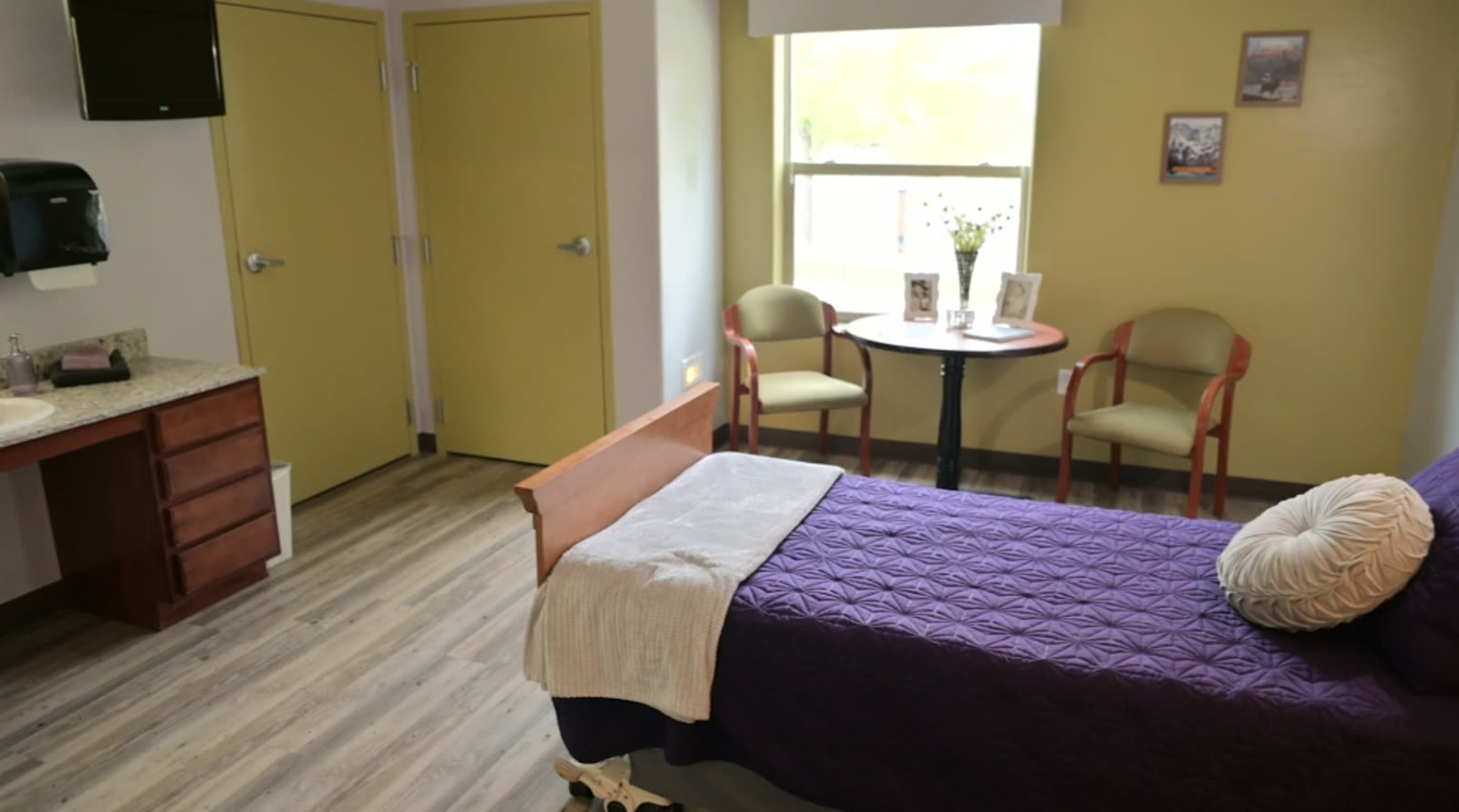 A comfortable resident room
